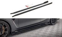 Maxton Design Side skirts extension extension V.2 black...