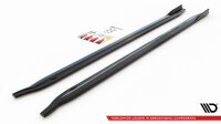 Maxton Design Side skirts extension extension V.2 black gloss - BMW M3 G80