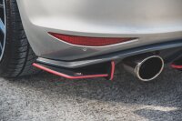 Maxton Design Robuste Racing Heckansatz Flaps Diffusor für L + R V.1 - VW Golf 7 GTI