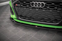 Maxton Design Front extension V.1 black gloss - Audi RS3 8Y