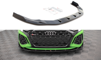 Maxton Design Front extension V.2 black gloss - Audi RS3 8Y