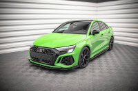 Maxton Design Front extension V.2 black gloss - Audi RS3 8Y