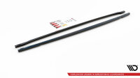 Maxton Design Side skirts extension extension black gloss - Audi RS3 Limosine 8Y