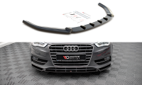 Maxton Design Front extension black gloss - Audi A3...