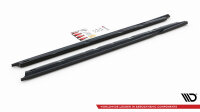 Maxton Design Side skirts extension extension black gloss - Audi A3 Sportback 8V