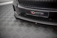 Maxton Design Front extension V.1 black gloss - Skoda Enyaq iV