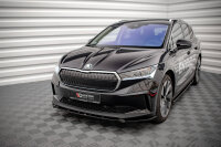 Maxton Design Front extension V.2 black gloss - Skoda Enyaq iV