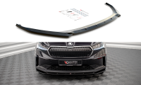 Maxton Design Front extension V.3 black gloss - Skoda Enyaq iV