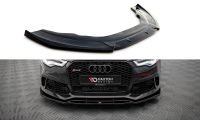 Maxton Design Front extension black gloss - Audi A6 RS6...