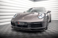 Maxton Design Front extension black gloss - Porsche 911 Carrera 4S 992