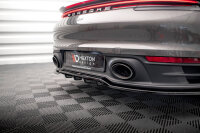 Maxton Design Middle diffuser rear extension DTM Look black gloss - Porsche 911 Carrera 4S 992