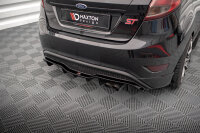 Maxton Design Diffuser rear extension black gloss - Ford Fiesta ST (5-door Version) MK7 Facelift