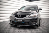 Maxton Design Street Pro Frontansatz + Flaps V.1 + Flaps Mazda 3 MPS MK1