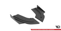 Maxton Design Street Pro Rear extension Flaps diffuser + Flaps black gloss - Mazda 3 MPS MK1