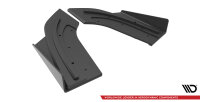 Maxton Design Street Pro Rear extension Flaps diffuser + Flaps black gloss - Mazda 3 MPS MK1