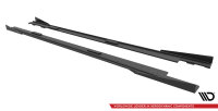 Maxton Design Street Pro Side skirts extension extension + Flaps Mazda 3 MPS MK1