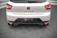 Maxton Design Heckansatz Flaps Diffusor schwarz Hochglanz - Seat Ibiza MK5