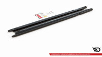 Maxton Design Side skirts extension extension V.2 black gloss - Seat Ibiza MK5