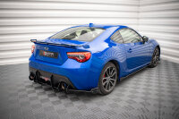 Maxton Design Street Pro Rear extension Flaps diffuser + Flaps black gloss - Subaru BRZ MK1 Facelift