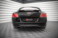 Maxton Design Middle diffuser rear extension DTM Look black gloss - Bentley Continental GT V8 S MK2