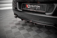 Maxton Design Middle diffuser rear extension DTM Look black gloss - Bentley Continental GT V8 S MK2