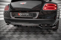 Maxton Design Middle diffuser rear extension DTM Look black gloss - Bentley Continental GT V8 S MK2