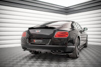 Maxton Design Mittlerer Diffusor Heckansatz DTM Look schwarz Hochglanz - Bentley Continental GT V8 S MK2