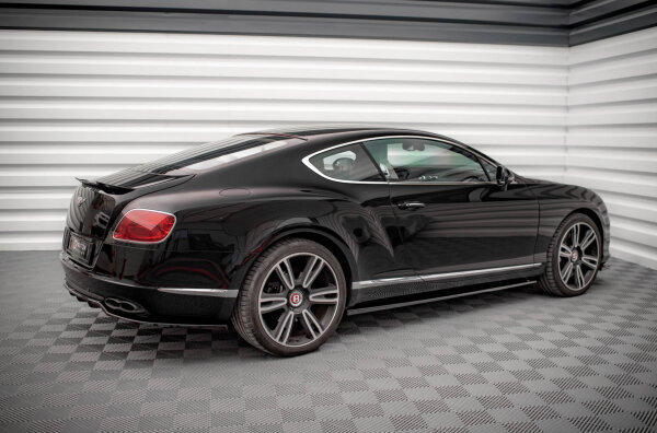 Maxton Design Seitenschweller Ansatz schwarz Hochglanz - Bentley Continental GT V8 S MK2