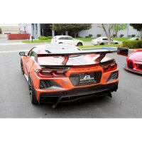 APR Performance GTC-500 Adjustable Wing 74" (188 cm) with spoiler delete - 20+ Chevrolet Corvette C8