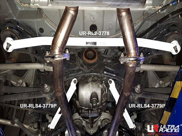 Ultra Racing Rear Lower Bar 2-Point - 14+ Infiniti Q50 (S) (V37) 2.0T/3.5 (2WD)