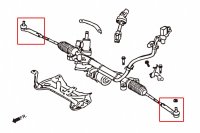 Hardrace Spurstangenköpfe Roll-Center (für höher- oder tiefergelegtes Fahrwerk / Uniball) - 21+ Subaru BRZ ZB8