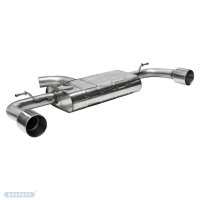 Bastuck Rear silencer with single tailpipe LH+RH 1x...