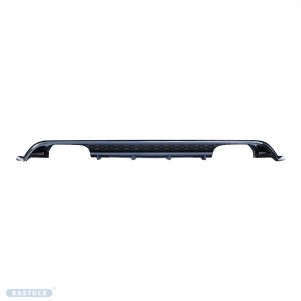 Bastuck Rear Valance insert with cut out for 2x double tailpipes - 17+ VW Golf 7 GTI Facelift