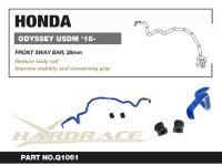 Hardrace Front Sway Bar 28 mm - 18+ Honda Odyssey USDM RL6