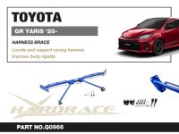 Hardrace Rear Upper Strut Bar / Harness Bar 4-Point - 20+ Toyota Yaris GR GXPA16/MXPA12