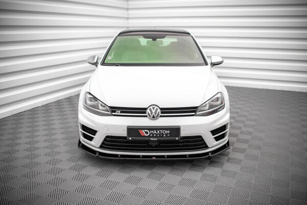 Maxton Design Frontansatz V.4 schwarz Hochglanz - VW Golf R Mk7