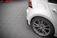 Maxton Design Heckansatz Flaps Diffusor V.3 schwarz Hochglanz - VW Golf R Mk7