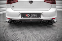 Maxton Design Heckansatz Flaps Diffusor V.4 schwarz Hochglanz - VW Golf R Mk7