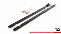 Maxton Design Side Skirts Diffusers for V.2 gloss black - VW Golf R Mk7