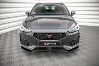 Maxton Design Frontansatz V.2 schwarz Hochglanz - Cupra Leon