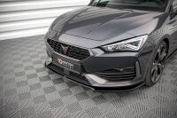 Maxton Design Frontansatz V.2 schwarz Hochglanz - Cupra Leon