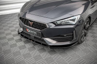 Maxton Design Frontansatz V.3 schwarz Hochglanz - Cupra Leon