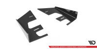 Maxton Design Hintere Seiten Flaps schwarz Hochglanz - Mazda 3 MPS MK1