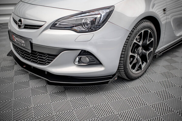 Maxton Design Front Flaps gloss black - Opel Astra GTC OPC-Line J