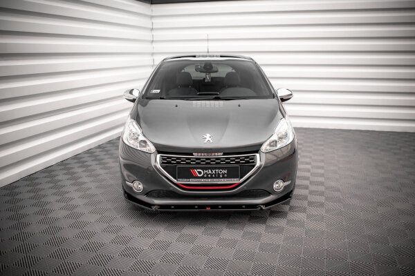 Maxton Design Front Splitter V.2 gloss black - Peugeot 208 GTi MK1