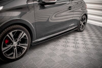 Maxton Design Side Skirts Diffusers gloss black - Peugeot 208 GTi MK1