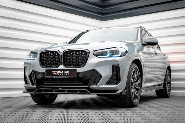 Maxton Design Frontansatz V.1 schwarz Hochglanz - BMW X4 M-Paket G02 Facelift