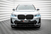 Maxton Design Front Splitter V.2 gloss black - BMW X4 M-Package G02 Facelift