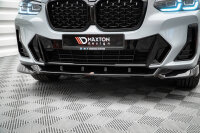 Maxton Design Front Splitter V.2 gloss black - BMW X4 M-Package G02 Facelift