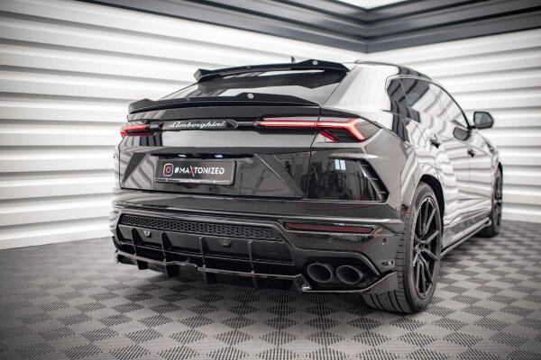 Maxton Design Lower Spoiler Cap gloss black - Lamborghini Urus MK1